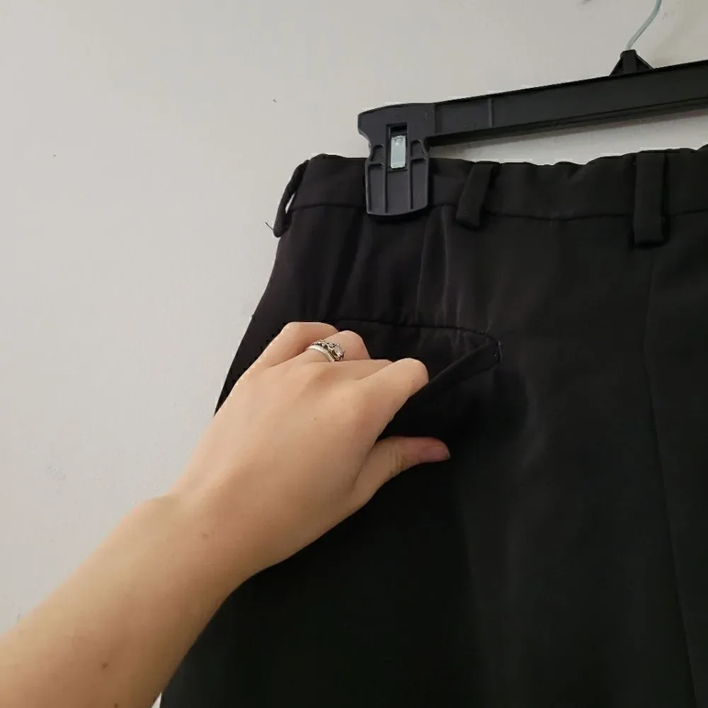 Kenneth Cole Reaction Black Dress Pants 32x30